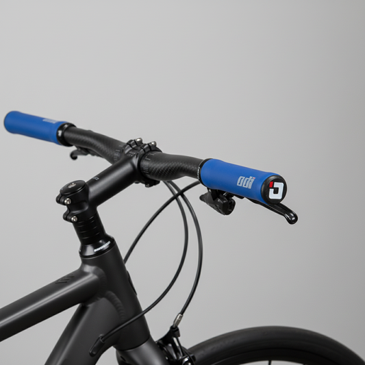 2PCS Silicone AntiSlip Bicycle Grips Blue