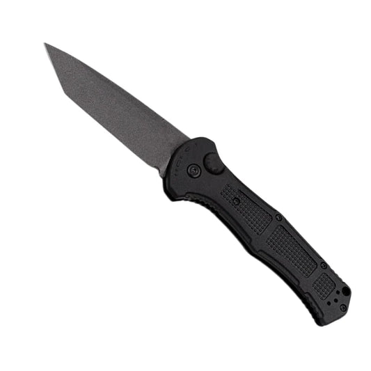Auto JUFULE Claymore 9071BK D2 Tanto Blade EDC Pocket Knife_Olive