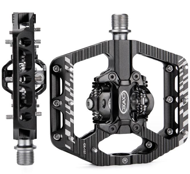 Footboard Non-Slip Double-Sided Cleat SPD Mountain Bike Downhill Pedals