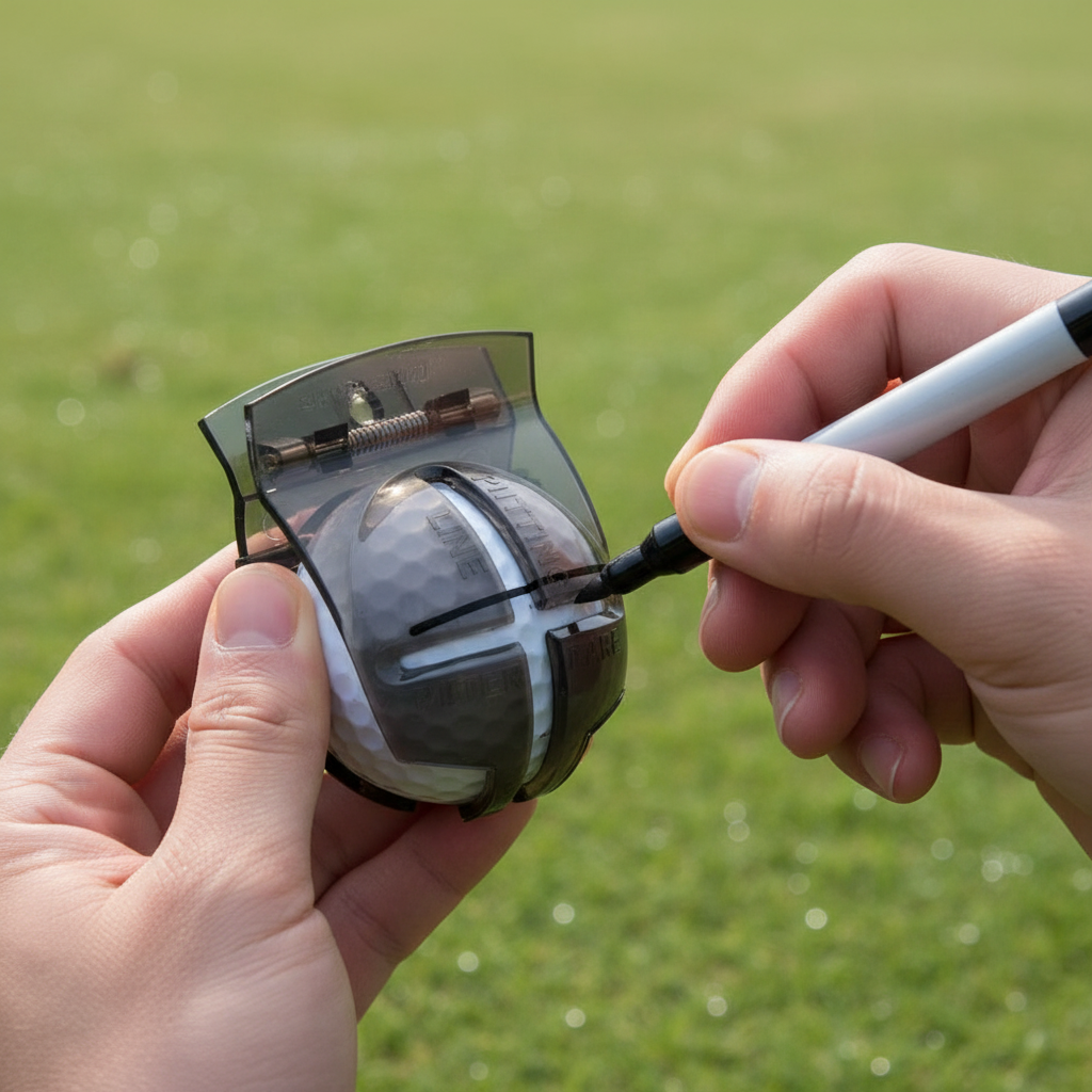 Golf Ball Line Drawing Marker Golf Ball Liner Golf Ball Marking Tool Kit - Golf Ball Marking Stencils