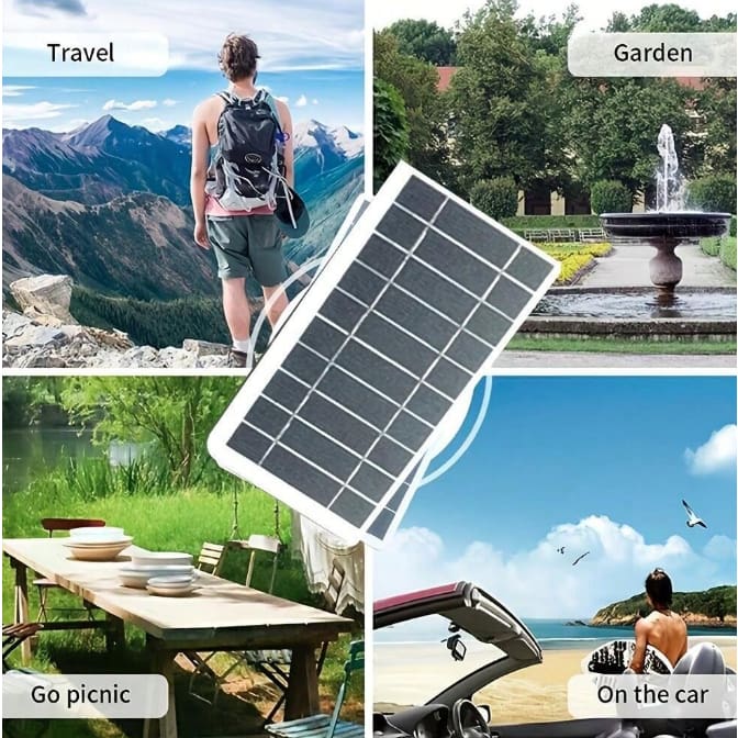 Solar Portable Charging Board Outdoor Waterproof Solar USB Charger